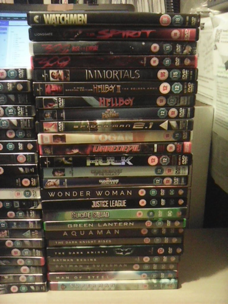 £10 OFF! Job Lot #1 MOVIES x85: Sci-Fi, Fantasy, Superhero, Horror, Epics, Thrillers + Blu-Rays