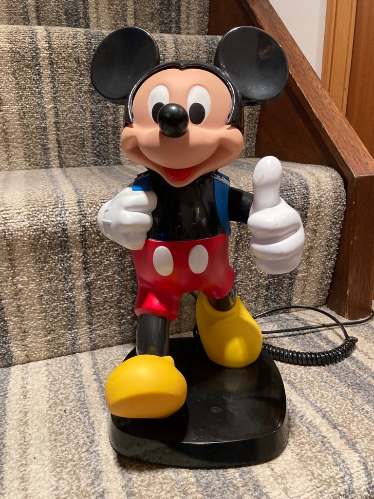 image for Mickey Mouse backpacker novelty telephone by Tyco
