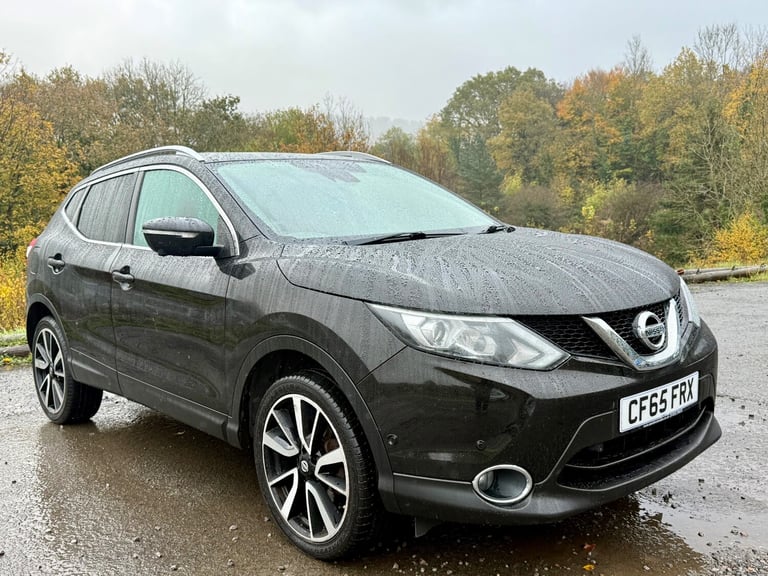 2016 NISSAN QASHQAI 1.5 DCI TEKNA 5DR BLACK PAN-ROOF HEATED LEATHER DIESEL