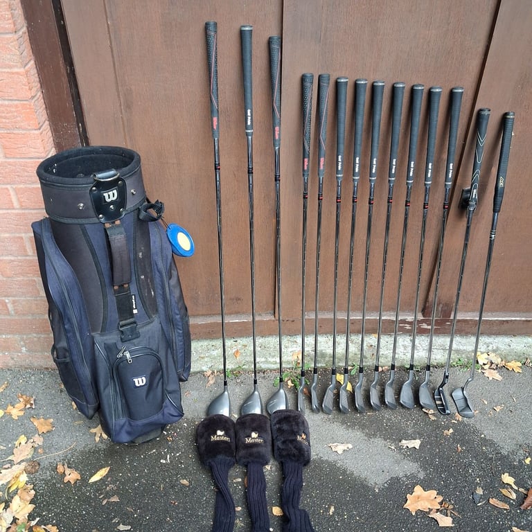 image for Full Set of Mens Golf Clubs - Wilson 1200 Gear Effect Mid Size 