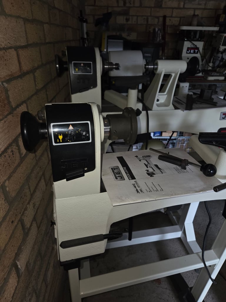 Jet JWL1015VS variable speed Woodturning Lathe Axminster wood turning Delivery Available 