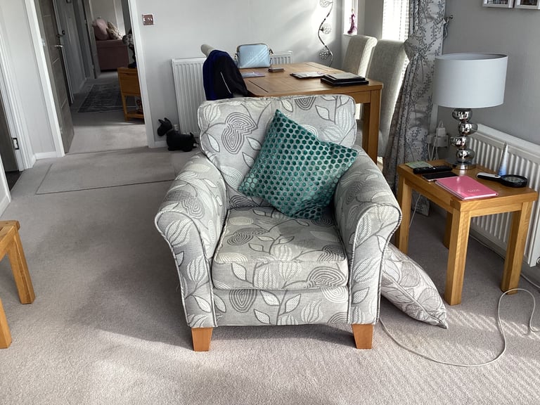 Midas Sofology Wingback Chair Armchair Grey In Scotland Gumtree