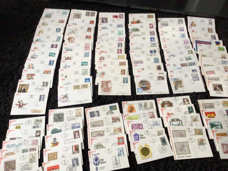 image for 90 mixed Austrian ersttag stamped cover + first day covers 1970s. £70  the lot