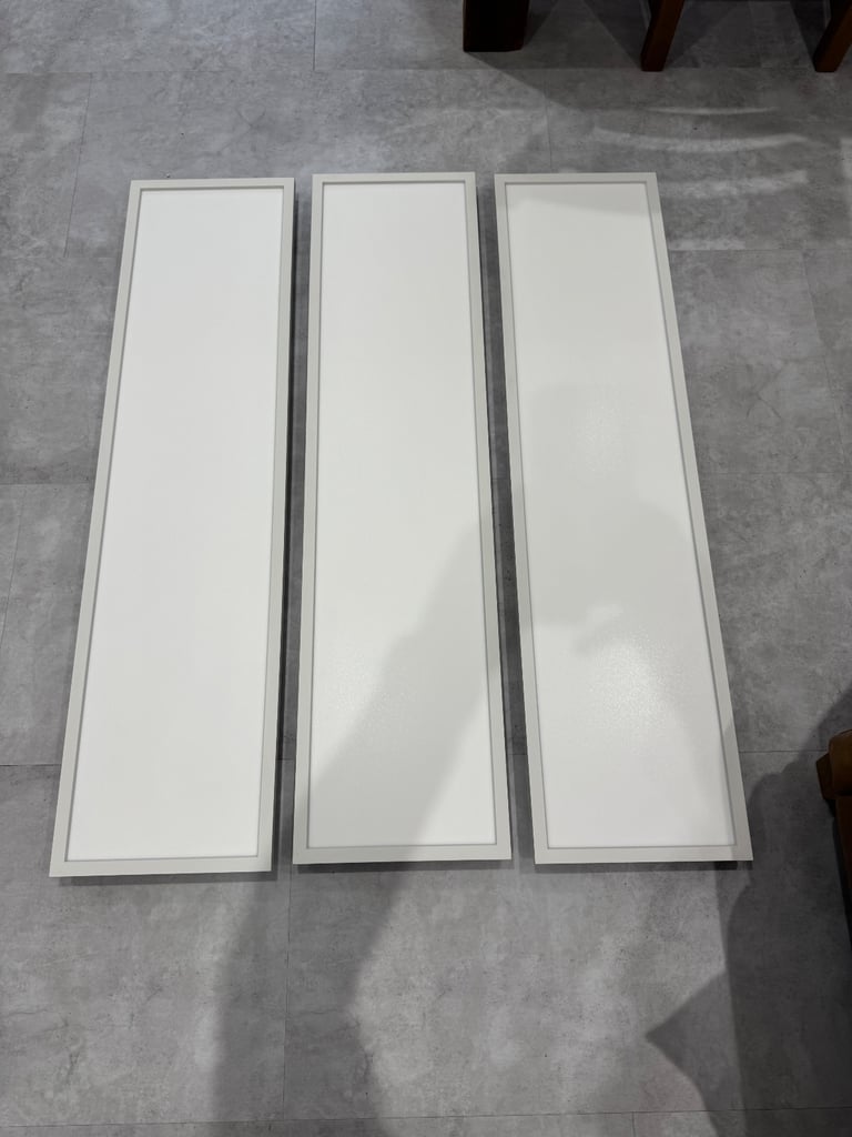 Aurelle Rectangle Panel Light White Ambience Philip’s Hue Ceiling Light 