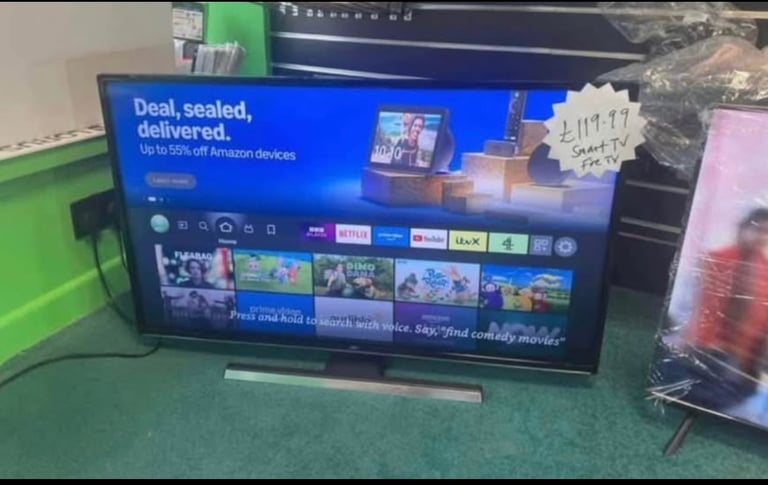 Excellent 40” JVC Fire TV Edition Smart TV