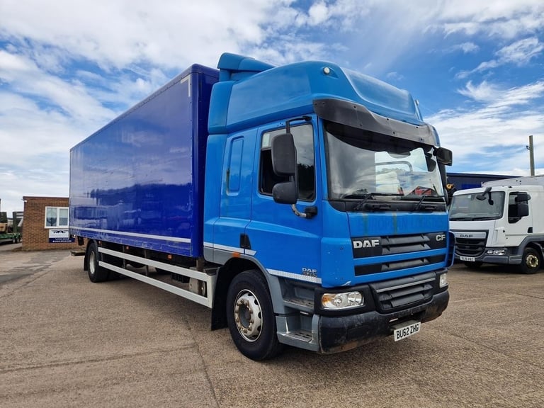 DAF CF 65 250, 2012/62, 28ft Box Body Truck, 18 Ton, Hi Roof Sleeper cab