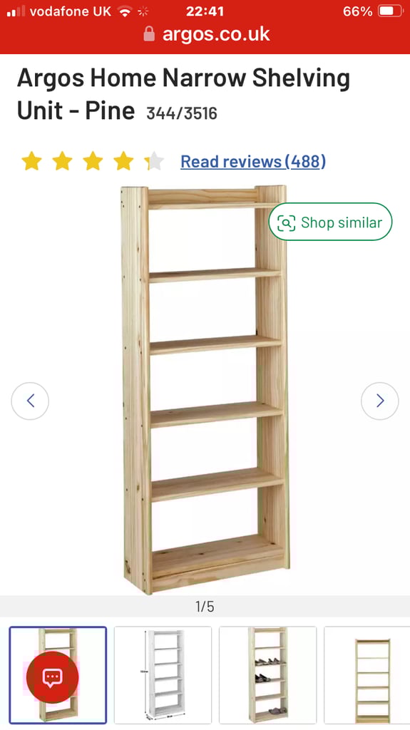 image for Pine shelves BNIB