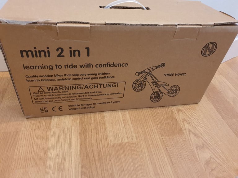 Nicko 2 in 1 tricycle / balance bike