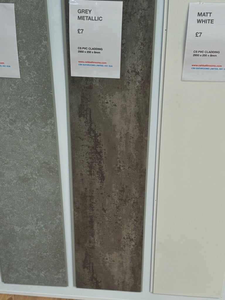 wet wall CS PVC PANELS 2400x1000x10mm, bathroom cladding, CSH Bathroom