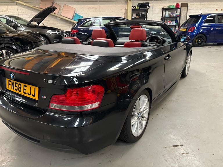 BMW 118 I M-SPORT CONVERTABLE 2008 (58) DAMAGED REPAIRABLE SALVAGE