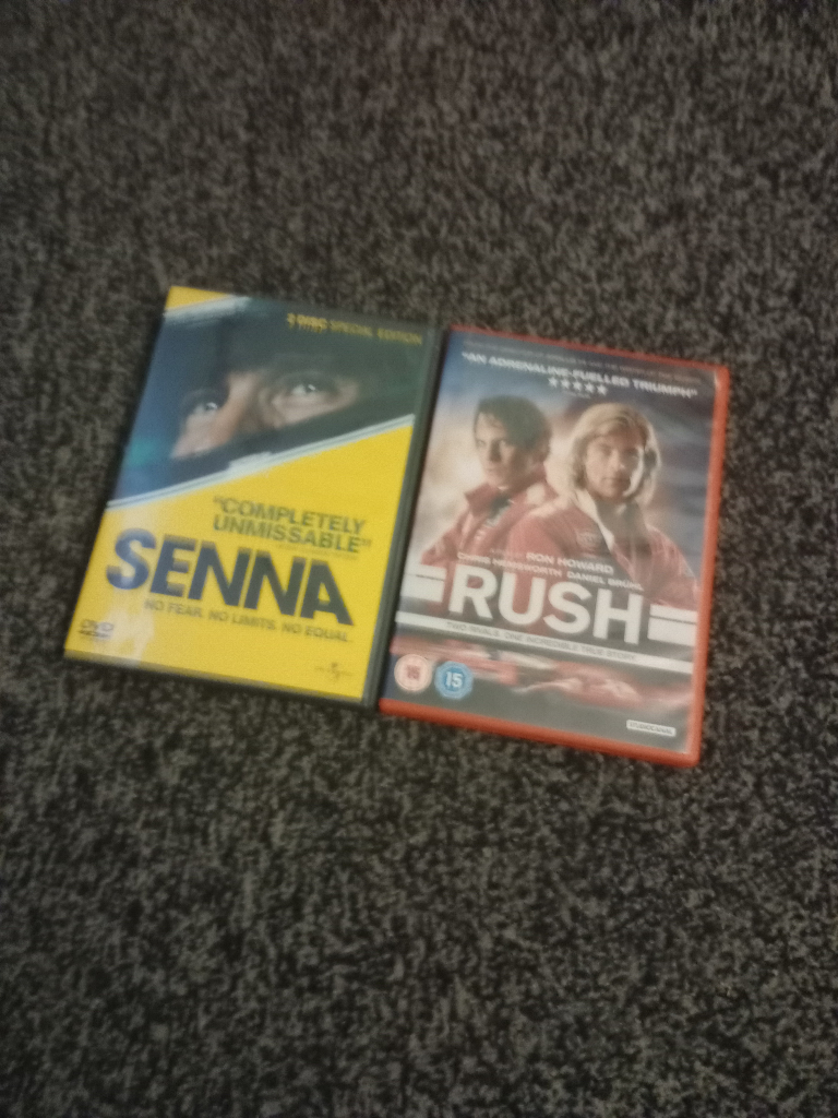 image for Rush & senna dvds 