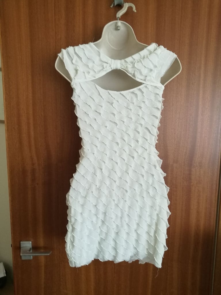 Cream ruffle frill top 10