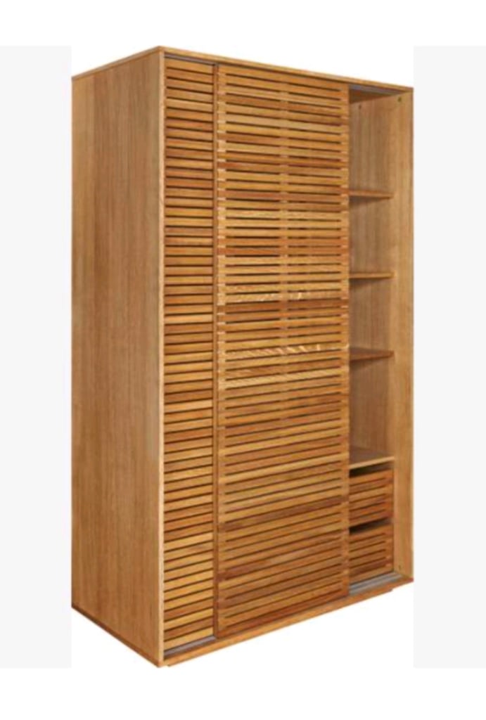 Natural oak wardrobe 