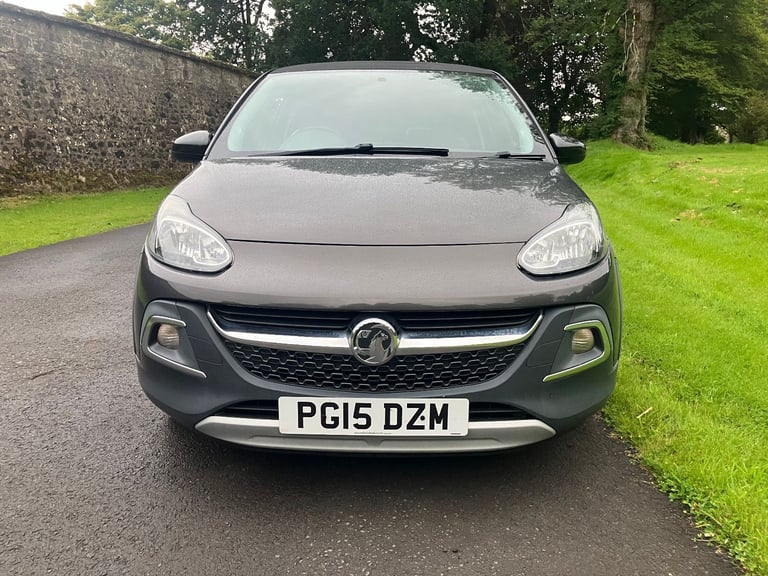 STUNNING 2015 VAUXHALL ADAM ROCKS AIR. MOT MARCH-26. ELECTRIC SLIDING OPEN TOP ROOF