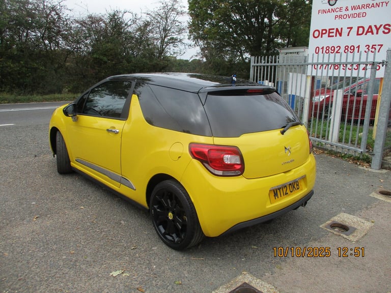 2012 Citroen DS3 1.6 VTi 16V DStyle Plus 3dr HATCHBACK Petrol Manual