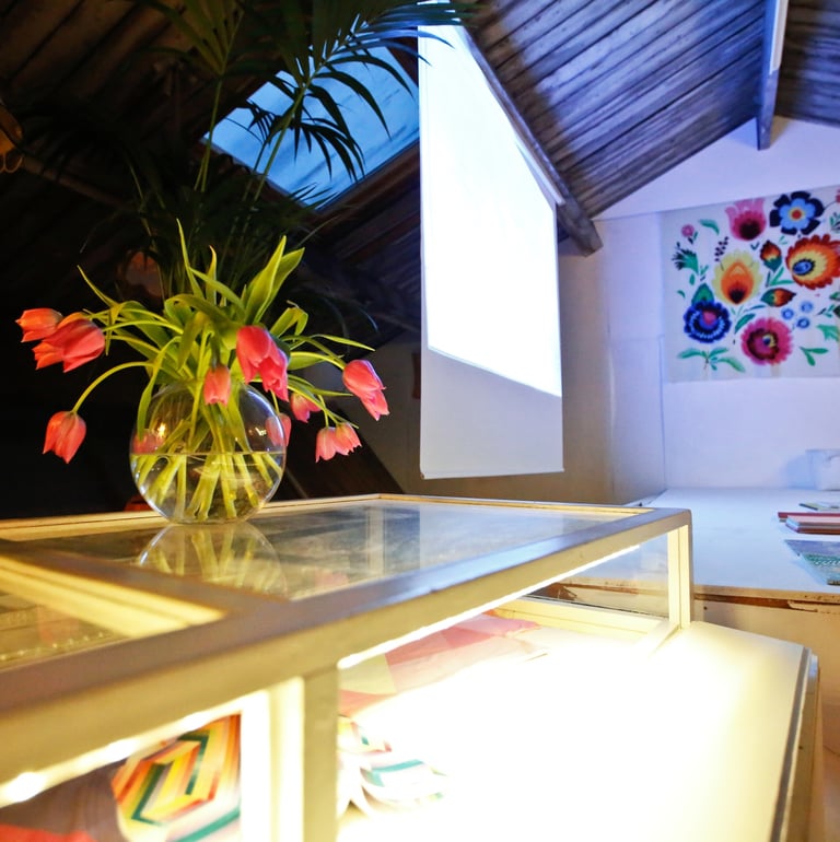 Amazing Textile Design Studio with Well-connected Art & Design Community