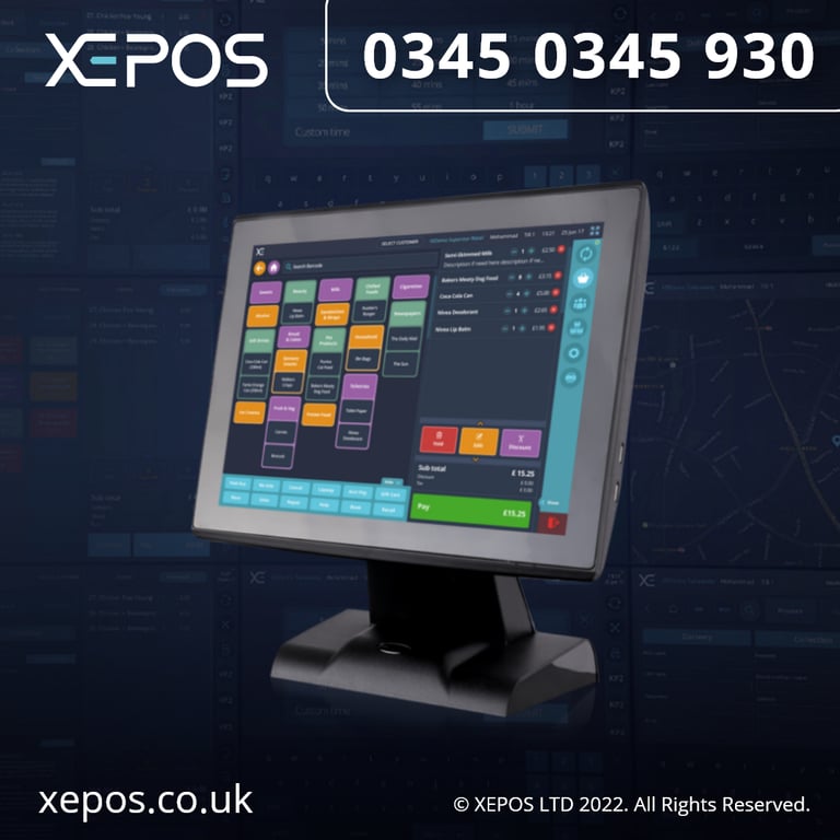 £99 BRAND NEW All in One XEPOS Hospitality System - EPOS Till Bar Restaurant  Cafe Nightclub Hotel