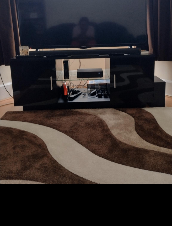 image for Black TV unit