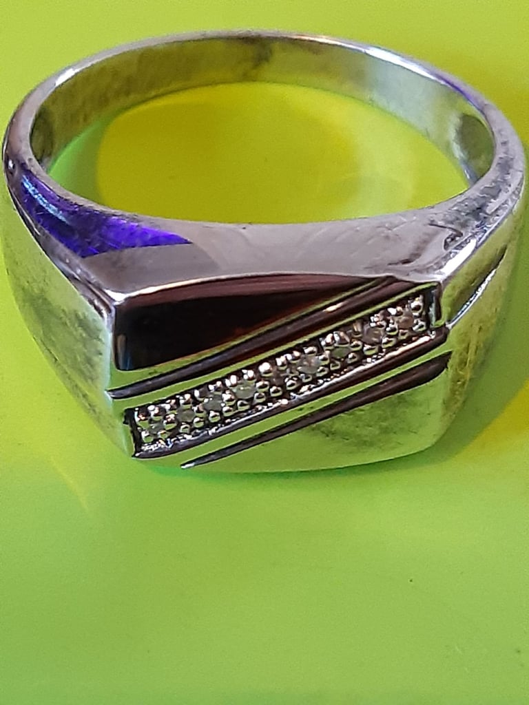 Silver Ring and Cuff Links