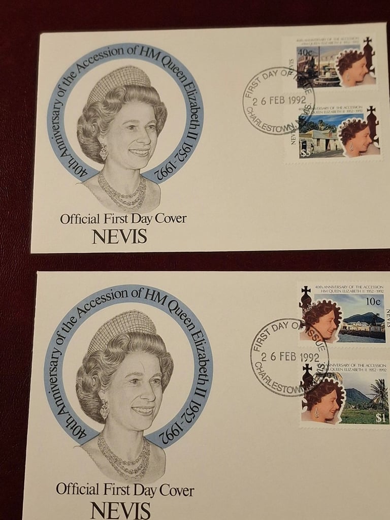 image for Nevis. First Day Cover Stamps. 