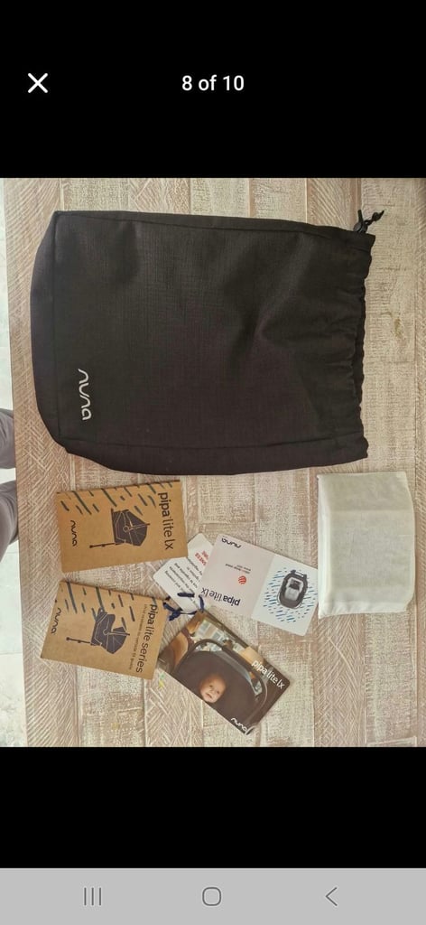 Nuna papa lite car seat with isofix base