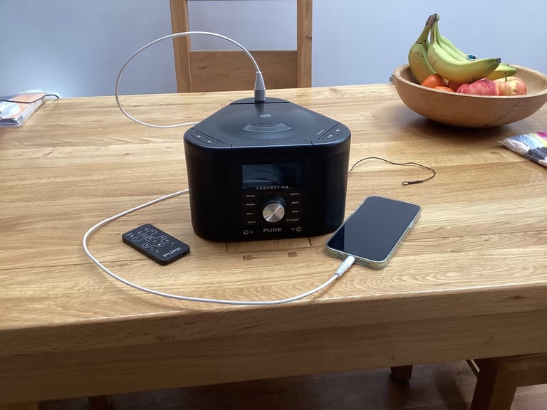 PURE Chronos 11, DAB RADIO ALARM & Remote &iPhone Charging Port £15 or Best Offer