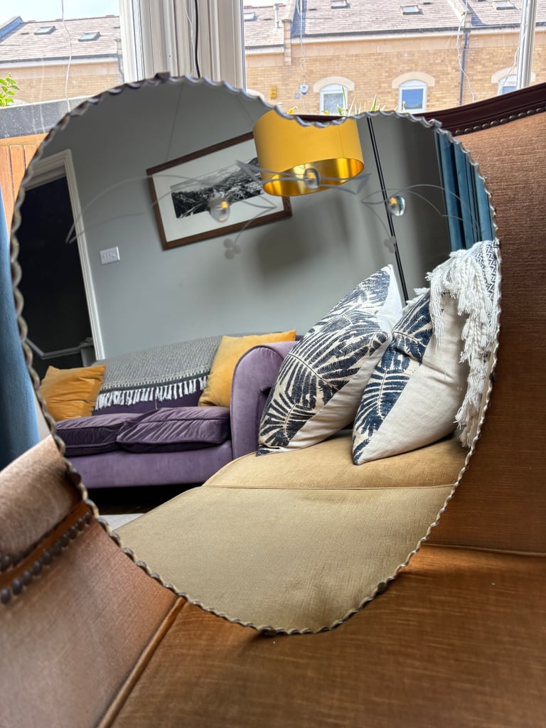 image for Vintage heart shaped mirror 