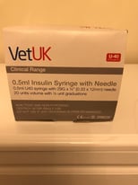 Brand New 0.5ml Insulin Syringes with Needle