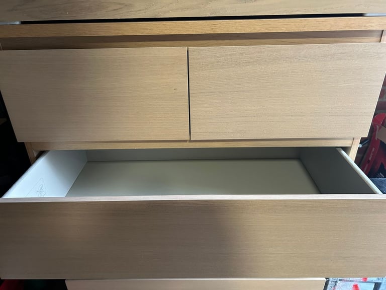 2 Available £25 each - 6 drawer chest (4 full width drawers, 2 half width) Good condition