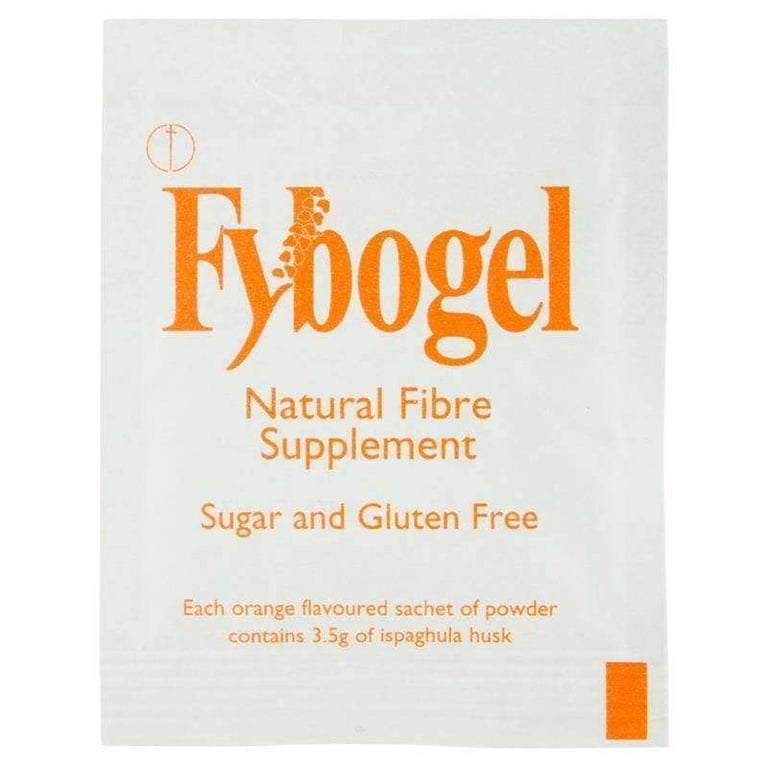Fybogel Hi-Fibre, Orange, 30 Sachets for regularity, constipation
