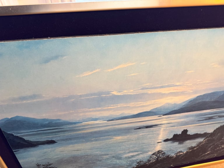 image for Castle in the Loch at Sunset