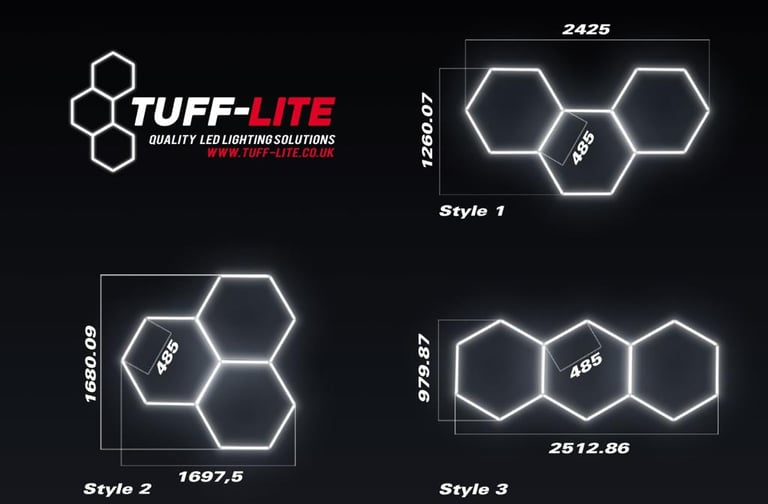 Tuff Lite LED for Salons Barbers Garage Gym Showroom Bedroom