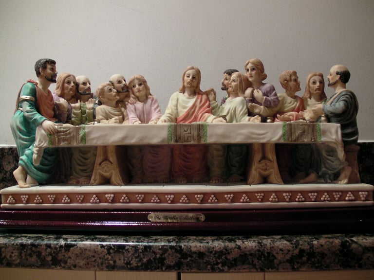image for The Last Supper cold cast sculpture