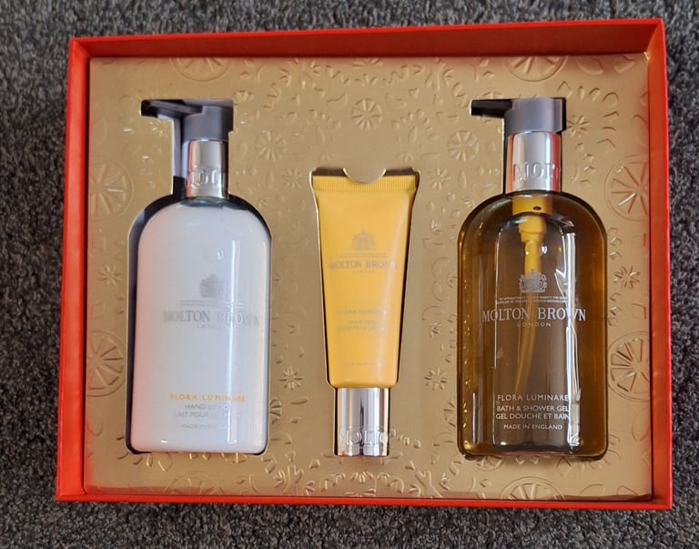 image for Molton brown flora luminare hand care gift set