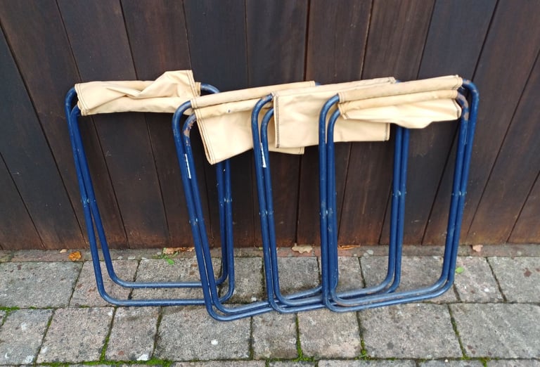 image for Set of four camping stools