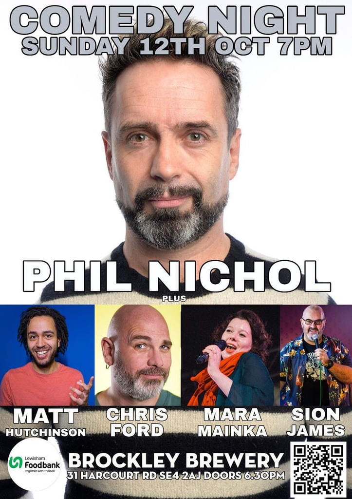 image for COMEDY: PHIL NICHOL (UK TOUR PREVIEW/WIP), MATT HUTCHINSON, CHRIS FORD AND MORE