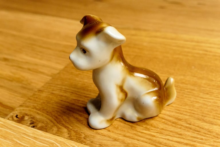 1970s Soviet Porcelain Puppy | Polonsky Factory