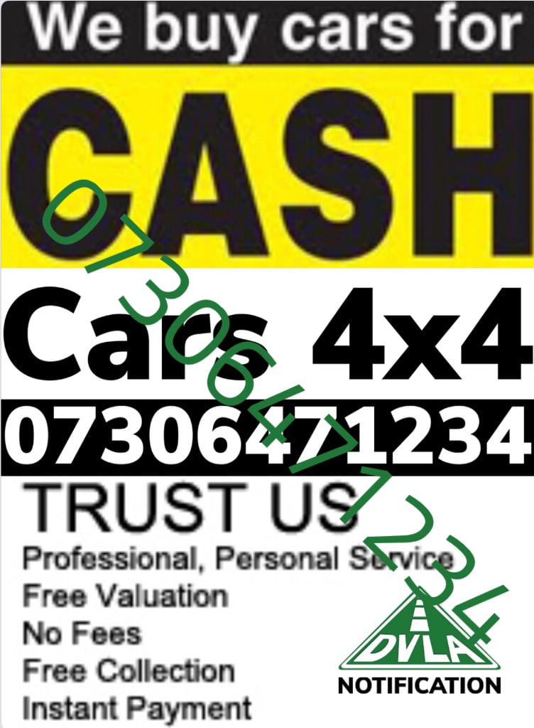 ♻️📞 CASH FOR CARS VANS 4x4 WANTED CASHI TODAY SELL MY SCRAP NON ULEZ VEHICLE TODAY 