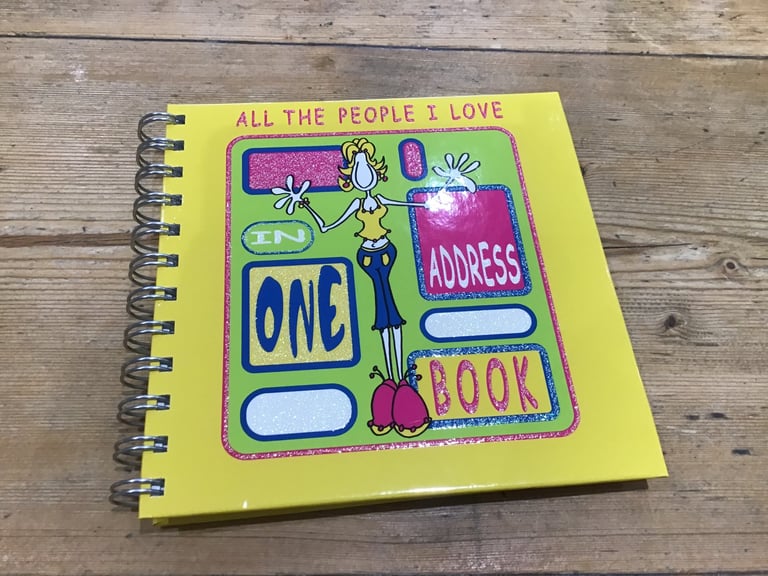 QUIRKY ADDRESS BOOK : BRAND NEW : perfect gift 😀 £5 