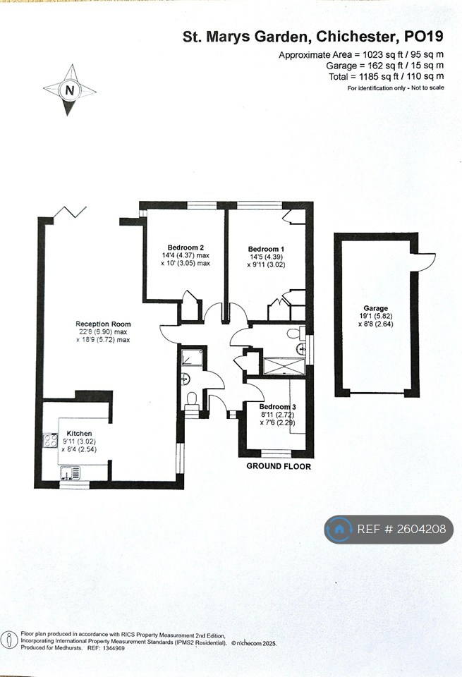 3 bedroom house in St Marys Gardens, Chichester, PO19 (3 bed) (#2604208)