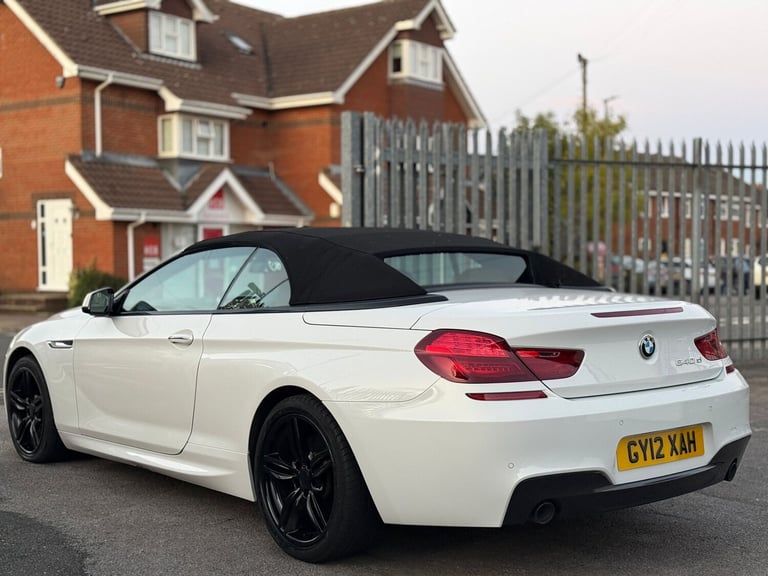 2012 BMW 6 Series 640d M Sport 2dr Auto CONVERTIBLE Diesel Automatic