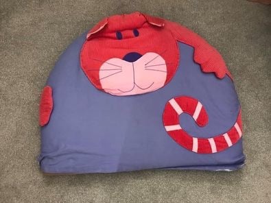 image for Children’s Fun Cat Headboard.