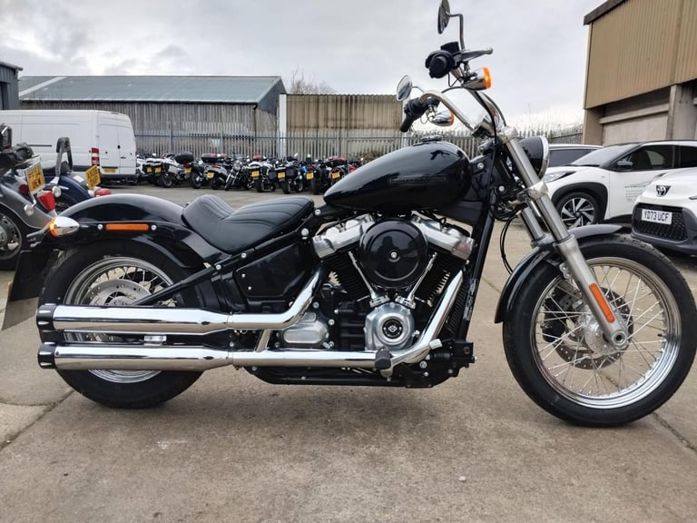 image for 2021 21 HARLEY DAVIDSON FXST SOFTAIL STANDARD 1745 CUSTOM CRUISER BLACK- INC VAT