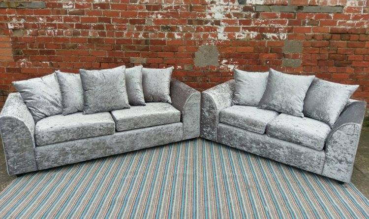 High Quality 3 and 2 Seater\Corner Chester Fabric Sofa Set