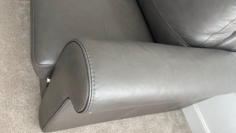 Italian Leather Bed settee  