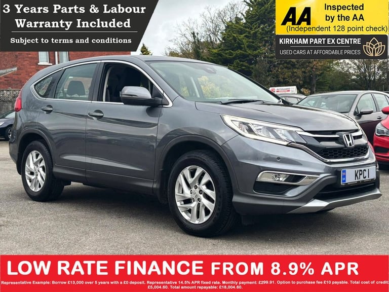 image for 2015 Honda CR-V 2.0 i-VTEC SE SUV 5dr Petrol Auto 4WD Euro 6 (155 ps) NATIONWIDE PARTS &amp; LA E...