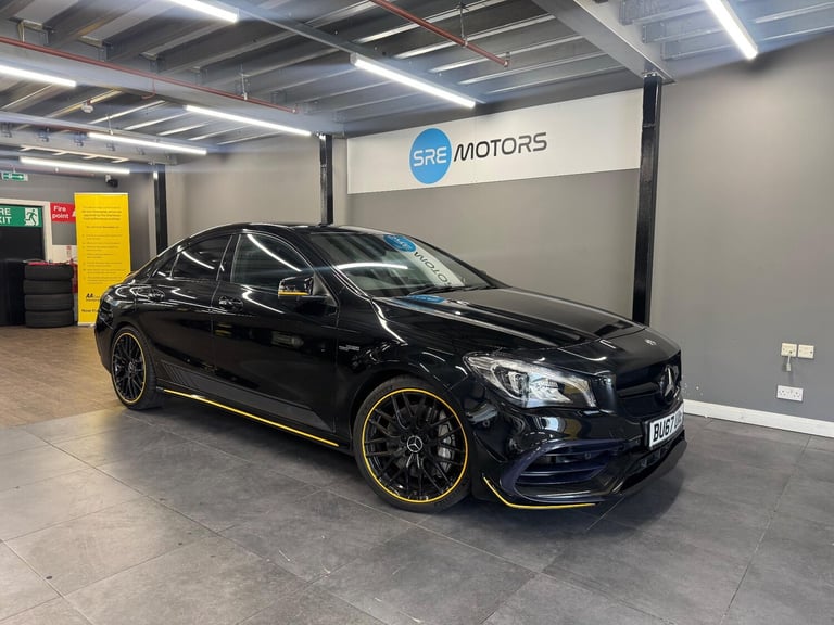 image for  Mercedes-Benz CLA 2.0 CLA45 AMG Yellow Night Edition Coupe SpdS DCT 4MATIC Euro 6 (s/s) 4dr Petr...