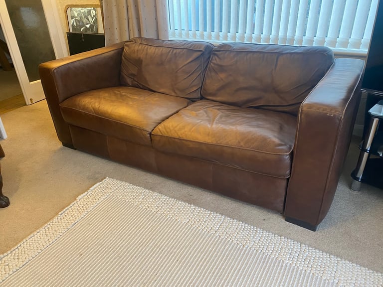 Next leather sofa free delivery 🚚