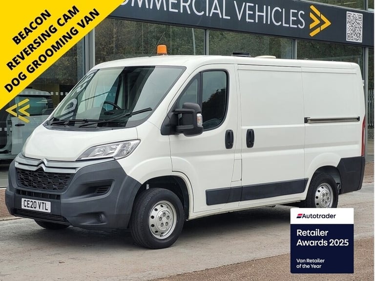 2020 Citroen Relay Hdi 120ps X 30 L1 Swb, 1 Owner, 2 keys, Dog Grooming Van, Air Con, Reversin Pa...