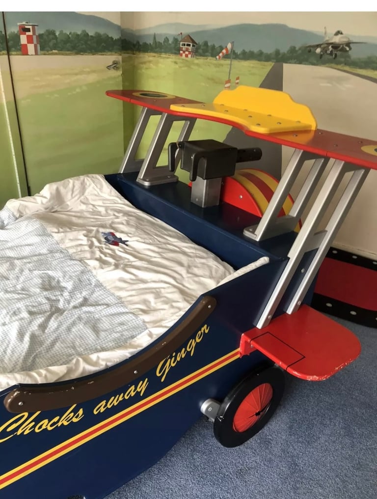  Children’s Airplane Bed themed bed plane bed 